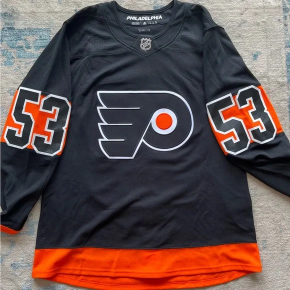 Hockey Flyers Jersey 53 Philadelphia Flyers Specialized Custom